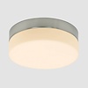 Mexlite Modern plafondlamp Ikaro rond IP44 22,5 cm staal 3 standen