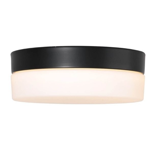 Mexlite Modern - Plafondlamp - Rond - Zwart - 30 cm - Ikaro