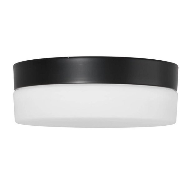 Mexlite Modern - Plafondlamp - Rond - Zwart - 30 cm - Ikaro