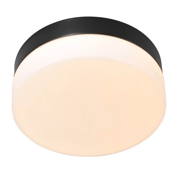 Mexlite Modern - Plafondlamp - Rond - Zwart - 30 cm - Ikaro