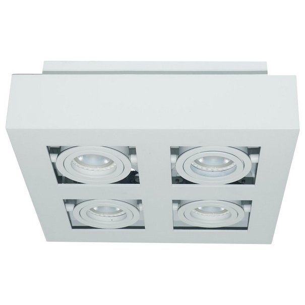 Artdelight Moderne opbouwspot Bosco 4-lichts wit