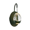 Highlight Modern wandlamp Clear Egg 1-lichts zwart wit