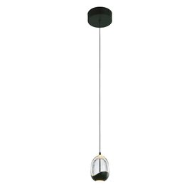 Hanglamp Clear Egg 1-lichts zwart
