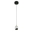 Highlight Modern - Hanglamp - zwart - 1-lichts - Clear Egg