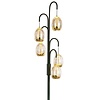 Highlight Design vloerlamp Golden Egg 5-lichts zwart goud met dimmer