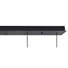 Highlight Design hanglamp Clear Egg 5-lichts zwart wit