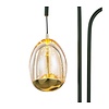 Highlight Design tafellamp Golden Egg 2-lichts zwart goud met dimmer