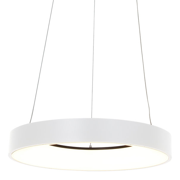 Steinhauer Moderne hanglamp Ringlede Ø48cm wit