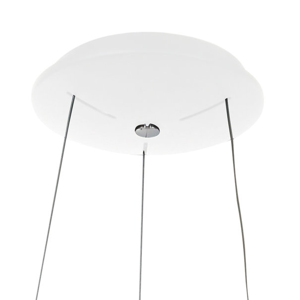 Steinhauer Moderne - hanglamp - Ø48cm - wit -Ringlede