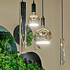 Ztahl Moderne hanglamp Riva 6-lichts 120 cm vernikkeld