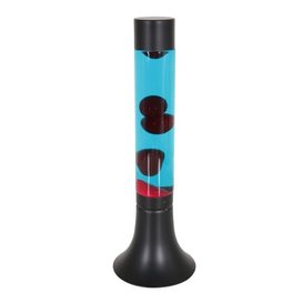 Lavalamp Volcan Red 1-lichts zwart