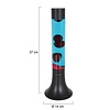 Mexlite Modern Lavalamp Volcan Red 1-lichts zwart