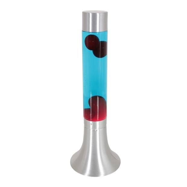 Mexlite Lavalamp Volcan Red 1-lichts staal