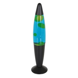 Lavalamp Volcan Yellow 1-lichts zwart