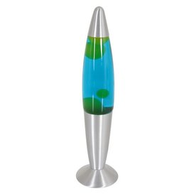 Lavalamp Volcan Yellow 1-lichts staal