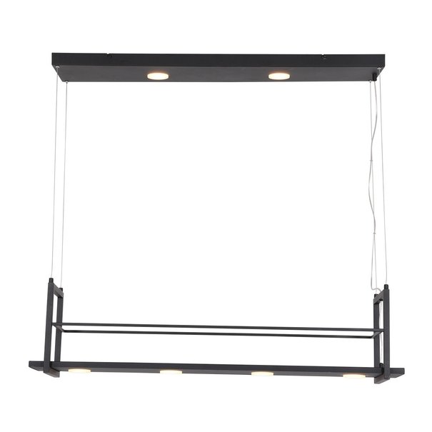 Anne Lighting Industrieel Moderne hanglamp Tør 6-lichts zwart