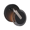Steinhauer Modern wandlamp Turound 1-lichts zwart met smoke glas