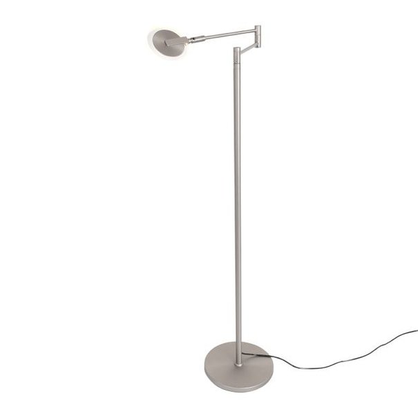 Steinhauer Modern - Vloerlamp - 1 lichts - Staal - Turound