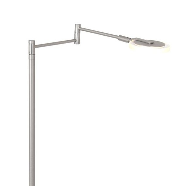 Steinhauer Modern vloerlamp Turound 1-lichts staal