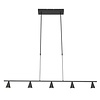 Steinhauer Moderne hanglamp Vortex 5-lichts zwart