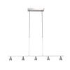 Steinhauer Moderne hanglamp Vortex 5-lichts staal