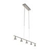 Steinhauer Moderne hanglamp Vortex 5-lichts staal