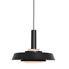 Anne Lighting Retro hanglamp Flinter 1-lichts zwart goud
