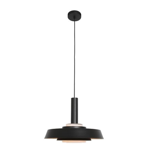Anne Lighting Retro hanglamp Flinter 1-lichts zwart goud
