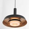 Anne Lighting Retro hanglamp Flinter 1-lichts zwart goud