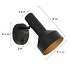Anne Lighting Moderne wandlamp Bundle 1-lichts zwart goud