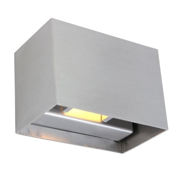 Steinhauer Moderne wandlamp Muro 1-lichts Rechthoek staal