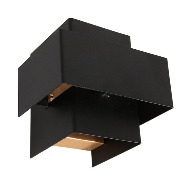 Steinhauer Moderne wandlamp Muro 1-lichts 13,5 cm zwart