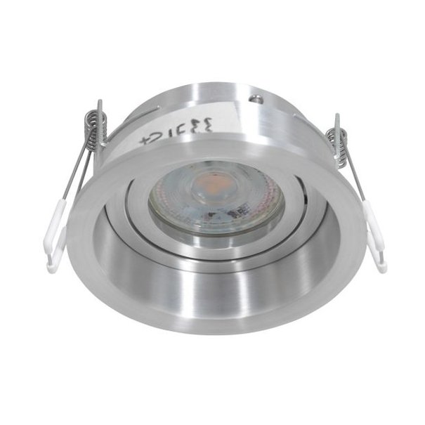 Steinhauer Modern Inbouwspot Pélite 1-lichts 10 cm staal