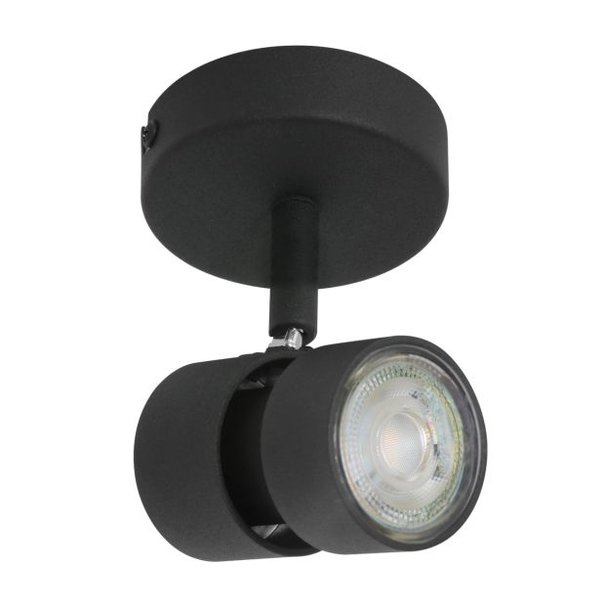 Steinhauer Moderne plafondlamp Natasja 1-lichts zwart