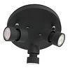 Steinhauer Moderne plafondlamp Natasja 3-lichts zwart