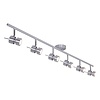 Steinhauer Moderne opbouwspot Natasja 6-lichts Aluminium
