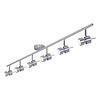 Steinhauer Moderne opbouwspot Natasja 6-lichts Aluminium