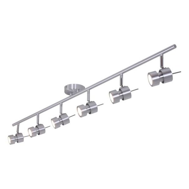 Steinhauer Moderne opbouwspot Natasja 6-lichts Aluminium