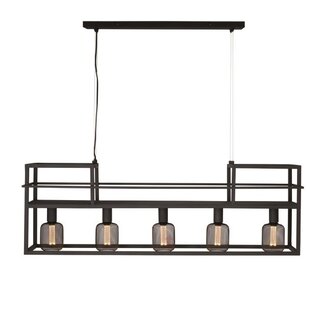 Hanglamp Culinara 5-lichts zwart