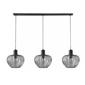 Hanglamp Arraffone 3-lichts zwart