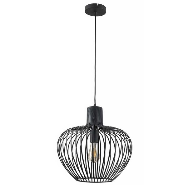 Freelight Moderne Industriële hanglamp Arraffone Ø38 cm zwart