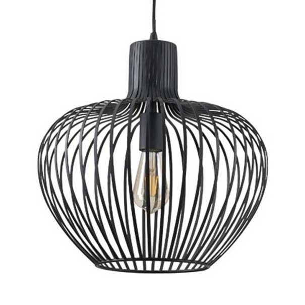 Freelight Moderne - Industriële - Hanglamp -  Zwart - 38 cm - Arraffone