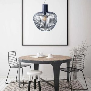 Freelight Moderne Industriële hanglamp Arraffone Ø55 cm zwart