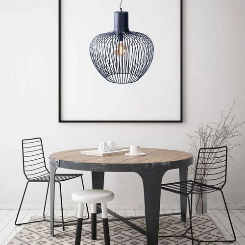 Moderne Industriële hanglamp Arraffone Ø55 cm zwart