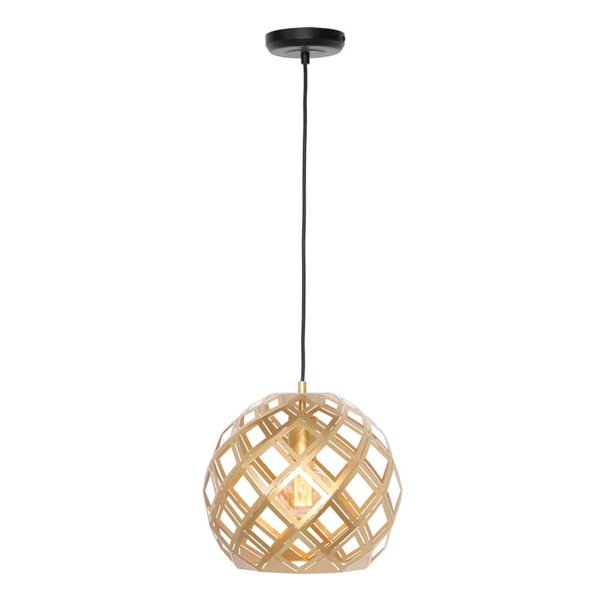 Freelight Moderne - Hanglamp - 1 Lichts - 30 cm - Goud - Emma