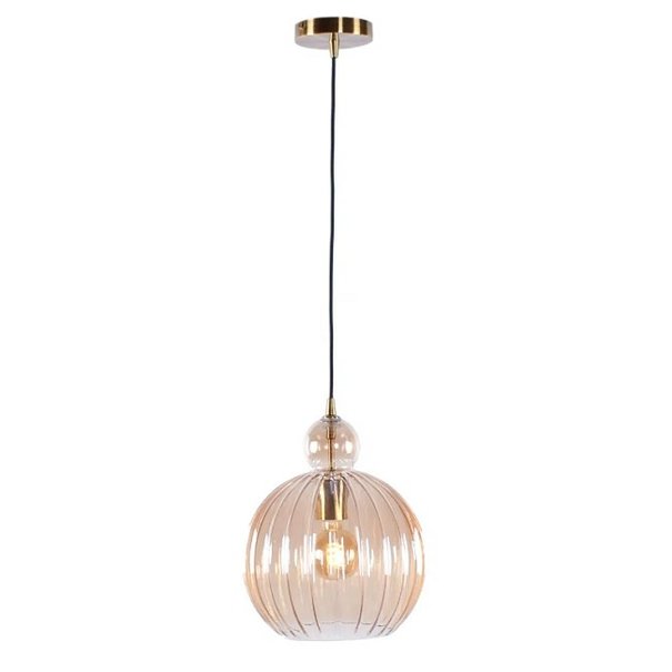 Freelight Design - Hanglamp - Amber Glas - 28 cm - Gloriana