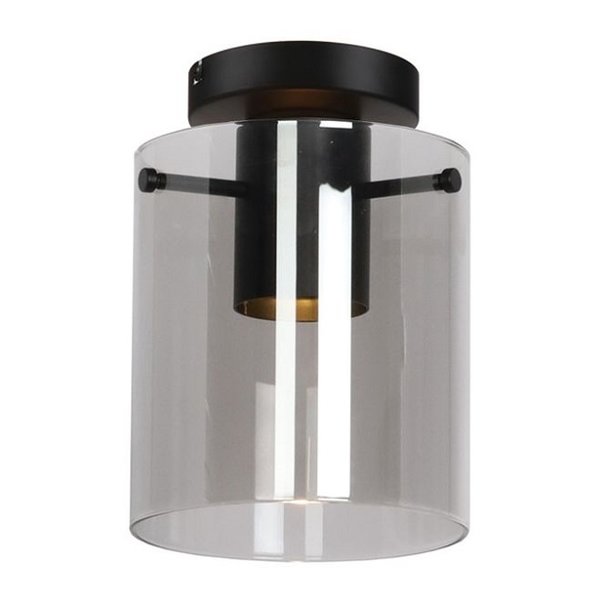 Freelight Moderne plafondlamp Interno zwart met smoke glas