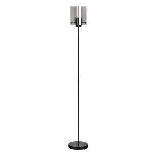 Vloerlamp Interno zwart met smoke glas