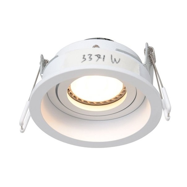 Steinhauer Modern Inbouwspot Pélite 1-lichts 10 cm wit