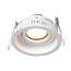 Steinhauer Modern - Inbouwspot - 1 Lichts - Wit - 10 cm - Pélite